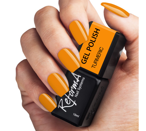Гель-лак Reformа Turmeric кислотно помаранчевий, 10 мл