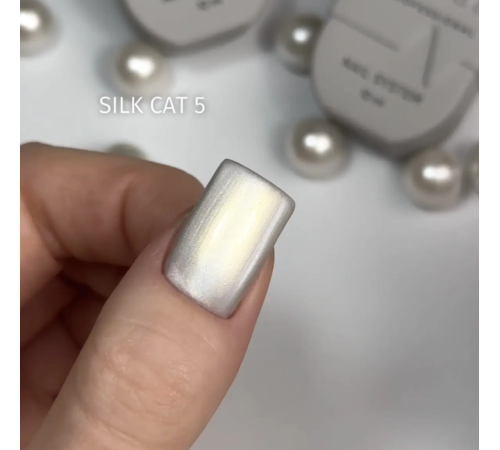 Гель-лак Saga Silk Cat Котяче Око №05, 10 мл