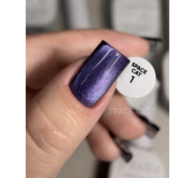 Gel polish Saga Space Cat Cat`s Eye No. 01, 10 ml