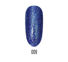 Гель-лак Starlet Platinum Glitter shine №009 10 мл