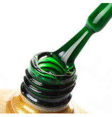 Yo Nails gel polish No. 204, stained glass green, 8 ml