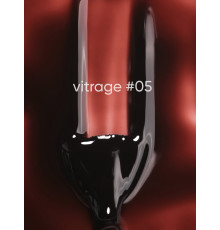 Гель-лак вітражний DARK Vitrage №005, світло-коричневий, 6 мл
