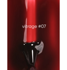 Гель-лак вітражний DARK Vitrage №007, червоний, 6 мл