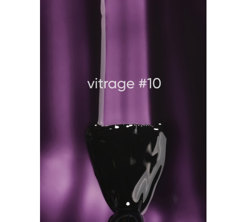 Гель-лак вітражний DARK Vitrage №010, баклажан, 6 мл