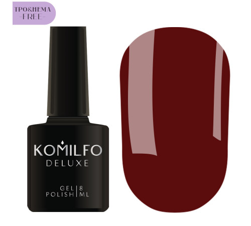 Гель-лак Гель-лак для нігтів Komilfo Red Code №005 HEMA /TPO Free, 8 мл