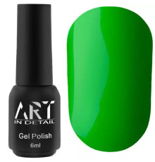 Гель-лак для нігтів ART NEON №006, зелений неоновий, 6 мл