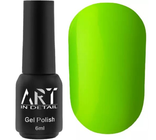 Гель-лак для нігтів ART NEON №007, лаймовий неоновий, 6 мл