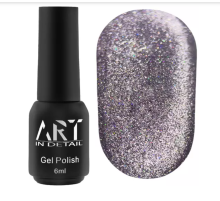 Gel nail polish ART Night Cat No. 06, cat`s eye, lavender, 6 ml