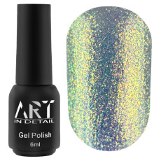 Гель-лак для ногтей ART Rainbow Splash №RS002, голубой, 6 мл