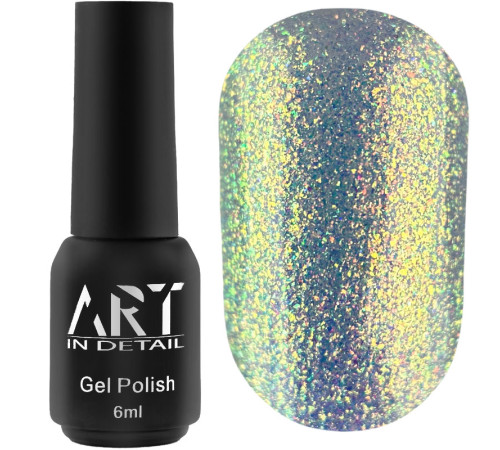 Гель-лак для нігтів ART Rainbow Splash №RS002, блакитний, 6 мл