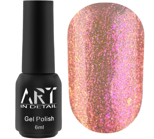 Гель-лак для нігтів ART Rainbow Splash №RS003, малиновий, 6 мл