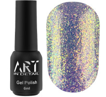 Nail gel polish ART Rainbow Splash No. RS004, purple, 6 ml