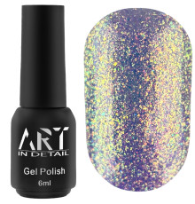 Гель-лак для ногтей ART Rainbow Splash №RS004, фиолетовый, 6 мл