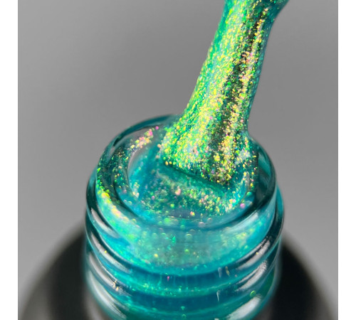 Гель-лак для нігтів ART Rainbow Splash №RS005, бірюзовий, 6 мл
