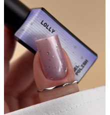 Гель-лак для нігтів BIBLIOTEKA Cat Eye №23 Lolly, котяче око, світлий ліловий, 10 мл