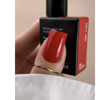 Гель-лак для нігтів BIBLIOTEKA Only Red, класичний червоний, 10 мл