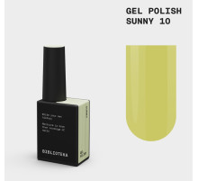 Гель-лак для нігтів BIBLIOTEKA №010 Sunny, жовтий, 10 мл