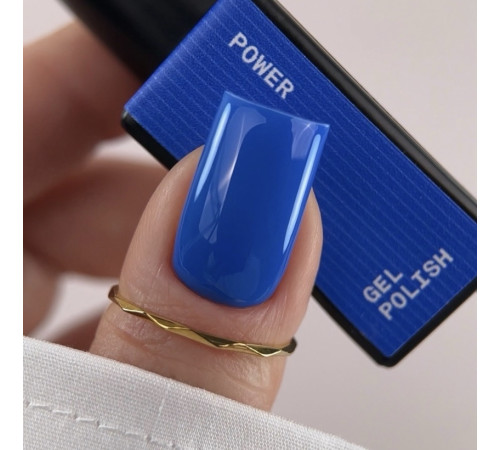 Гель-лак для нігтів BIBLIOTEKA №064 Power, електричний синій, 10 мл