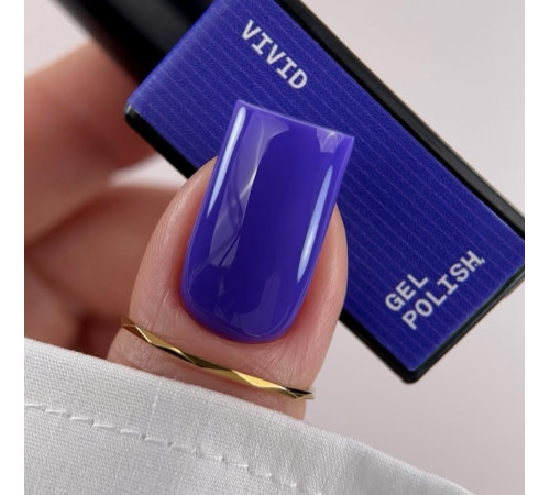 Гель-лак для ногтей BIBLIOTEKA №065 Vivid, неон-фиолет, 10 мл