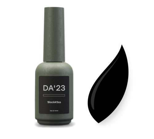 Гель-лак для ногтей DA_23 BlackKSss, черный, 8 мл