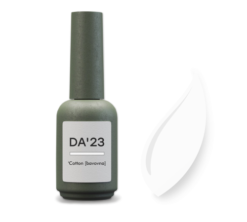 Гель-лак для нігтів DA_23 Cotton, бавовна, білий, 14 мл