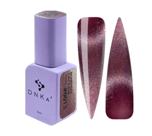 Гель-лак для нігтів DNKA Bohemian Cat Eye №0013, котяче око, 12 мл