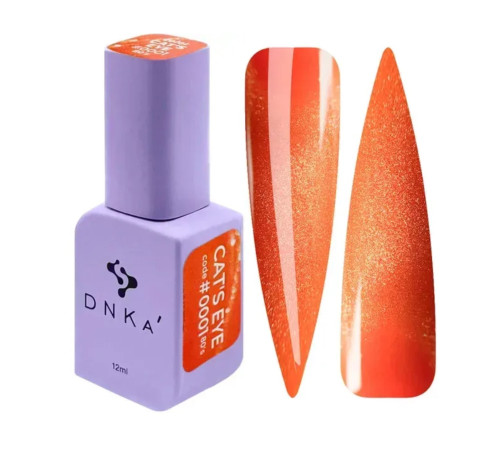 Гель-лак для нігтів DNKA Cat's Eye №001 80's Hema/TPO free, 12 мл