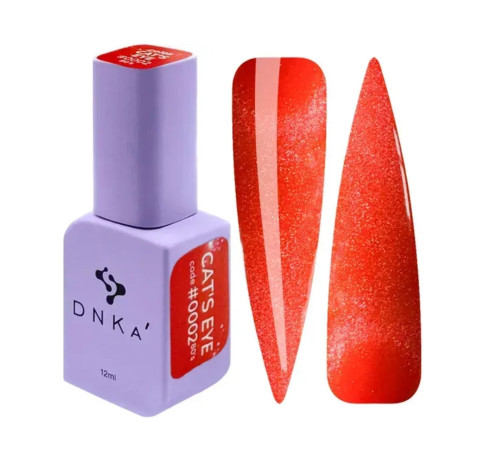 Гель-лак для нігтів DNKA Cat's Eye №002 80's Hema/TPO free, 12 мл