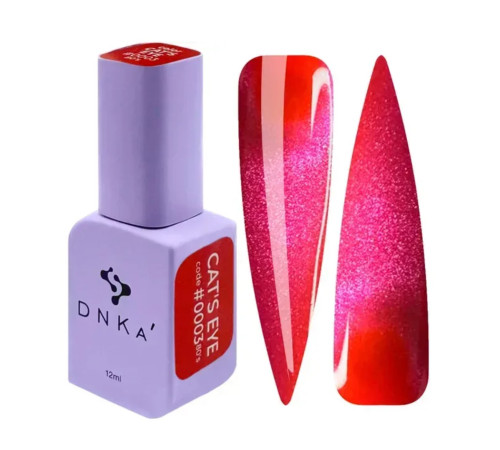 Гель-лак для нігтів DNKA Cat's Eye №003 80's Hema/TPO free, 12 мл