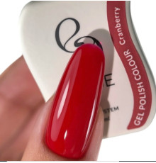 Гель-лак для нігтів Else Colour №006 Cranberry, насичений червоний, 12 мл