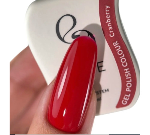 Гель-лак для нігтів Else Colour №006 Cranberry, насичений червоний, 12 мл