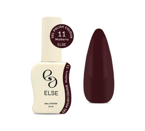 Гель-лак для ногтей Else Colour №011 Mulberry, шелковица, 12 мл