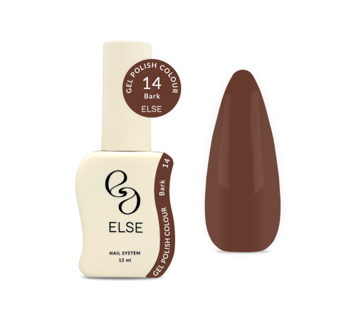Гель-лак для нігтів Else Colour №014 Bark, гнила слива, 12 мл