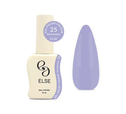 Гель-лак для нігтів Else Colour №025 Periwinkle, волошковий, 12 мл
