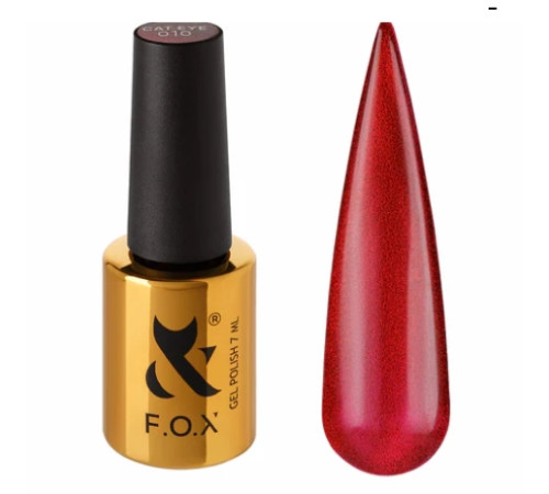 Гель-лак для нігтів FOX Cat Eye №010, 7 мл