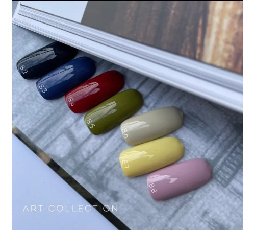 Гель-лак для нігтів GaMa Art collection №082 Vermeer темний синій, 10 мл