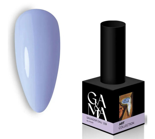 Гель-лак для нігтів GaMa Art collection №159 Salvador Dali лавандовий, 10 мл
