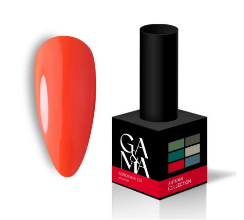 Гель-лак для ногтей GaMa Autumn collection №132 рябина, 10 мл