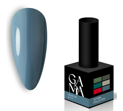 Гель-лак для нігтів GaMa Autumn collection №135 холод, 10 мл