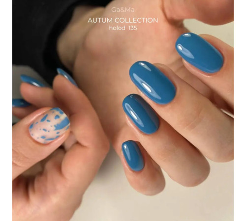 Гель-лак для нігтів GaMa Autumn collection №135 холод, 10 мл