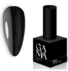 Гель-лак для нігтів GaMa Basic collection №001 чорний, 15 мл