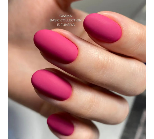 Гель-лак для нігтів GaMa Basic collection №013 фуксія, 10 мл