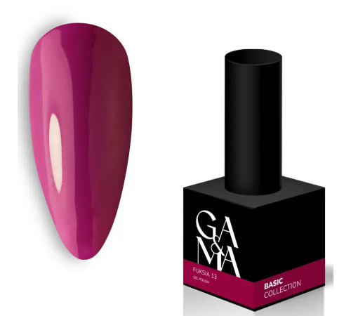 Гель-лак для нігтів GaMa Basic collection №013 фуксія, 10 мл