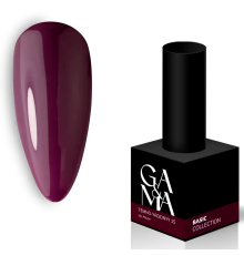 Гель-лак для нігтів GaMa Basic collection №015 темно-ягідний, 10 мл