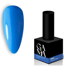 Гель-лак для нігтів GaMa Basic collection №022 волошковий, 10 мл