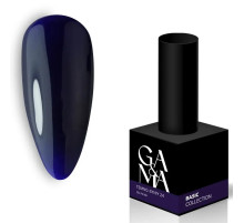 Gel nail polish GaMa Basic collection No. 024, dark blue, 10 ml