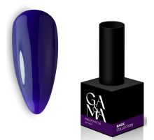 Nail gel polish GaMa Basic collection #025 purple, 10 ml