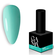 Гель-лак для нігтів GaMa Basic collection №027, бірюзовий, 10 мл