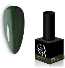 Гель-лак для нігтів GaMa Basic collection №029, темний зелений, 10 мл