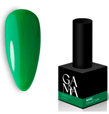 Гель-лак для нігтів GaMa Basic collection №031, зелений, 10 мл